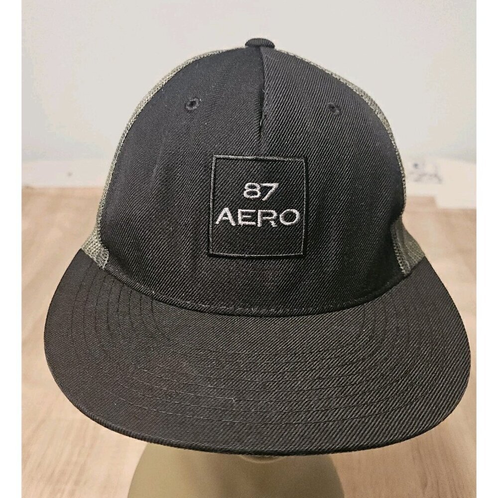 Aeropostale Green & Black Camo Aero 87 Snapback Cap Hat Mens